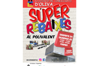 Oliva celebra los días 24 y 25 de febrero la XIV Feria de las Super Rebajas