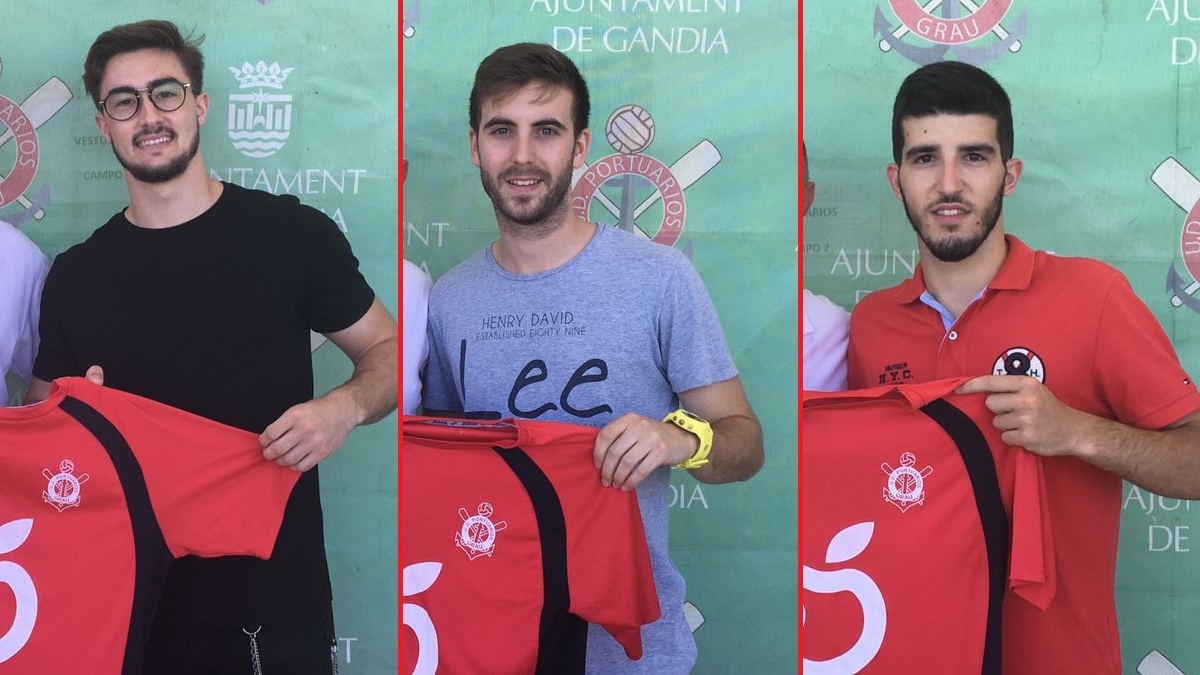 Portuarios refuerza su plantilla con cuatro nuevos fichajes, tres procedentes del Oliva